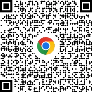 Kod QR untuk memuat turun penyemak imbas Chrome pada peranti mudah alih
