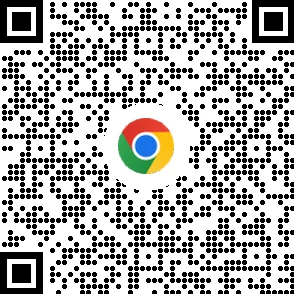 Codice QR per scaricare il browser Chrome sui dispositivi mobili